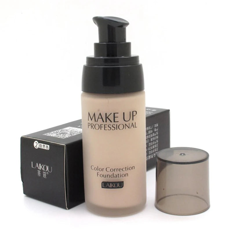 LAIKOU Makeup Base Face Liquid Foundation BB Cream Concealer Moisturizer Oil-control Whitening Makeup 40g