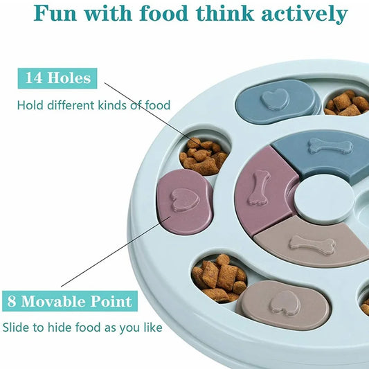A Dog Food Hiding Bowl, Slow Food Training, Dog Educational Toy To Relieve Boredom, Interactive Educational Feeding Toy
