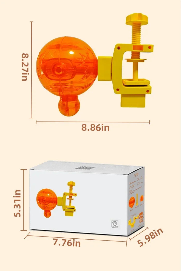 Pet Self-Service Feeder Dog Feeder Ball, Slow Food Dispenser Toy Pet Reward Machine for Small Dogs & Cats Anti-Gulping