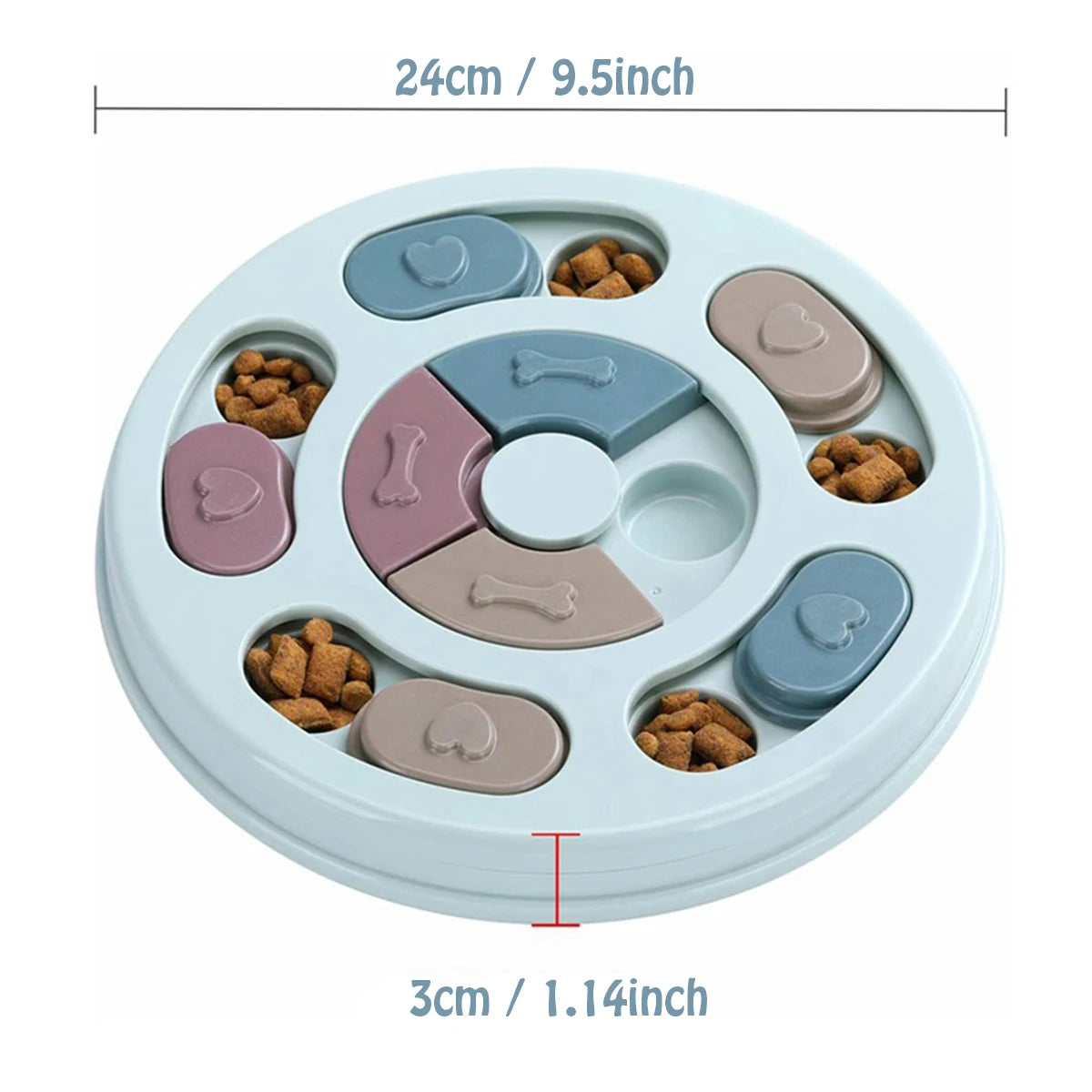 A Dog Food Hiding Bowl, Slow Food Training, Dog Educational Toy To Relieve Boredom, Interactive Educational Feeding Toy