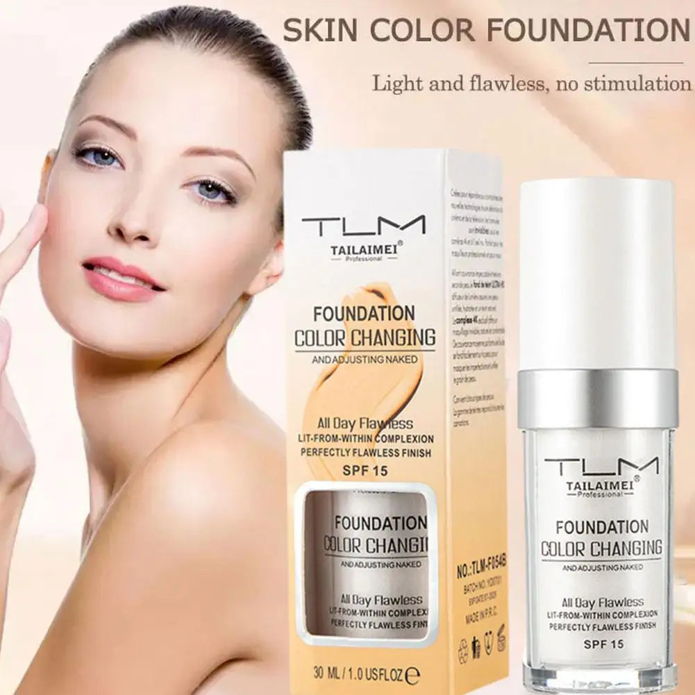 Women Foundation Magic Color Changing Foundation Liquid Soft Matte Long Lasting Hydrating Makeup Base makeup