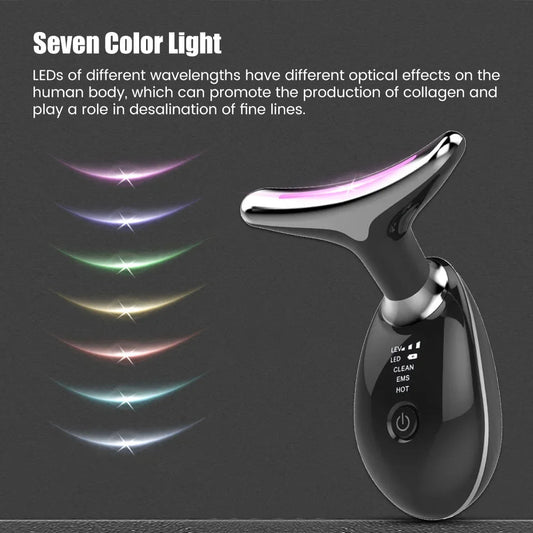 EMS Face & Neck Lift Beauty Massager with LED Therapy My Store 2
