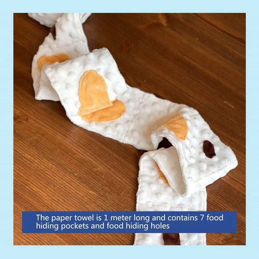 Food Dog Simulation Toilet Paper Rolling Paper Bucket Dog Sniffing Toys Pet Supplies Chew Training Dog Chew Toys