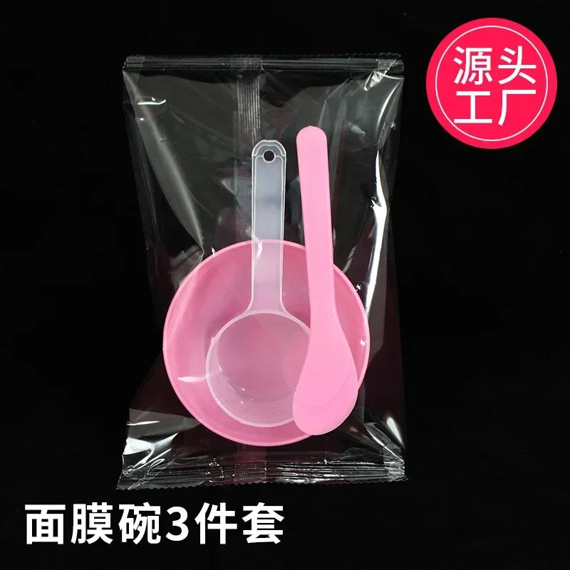 DIY Beauty Tools Skin Care Mask Brush 3pcs/set Facial Brush Mask Bowl Spoon Set Mixing Tools Mixing Beauty Cosmetic Tools