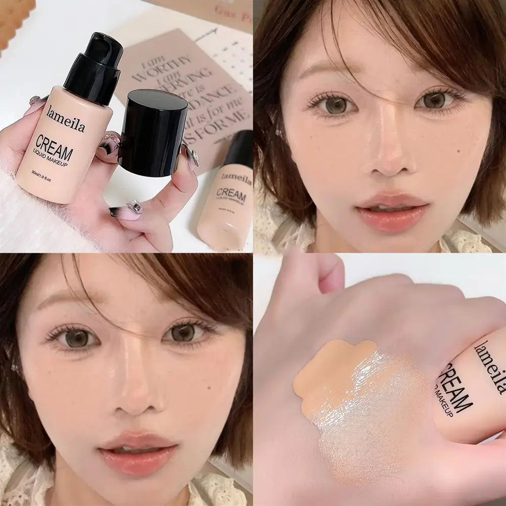 Matte Liquid Foundation Effective Concealer Moisturizing Long-lasting Waterproof Sweat-resistant Makeup Professional Cosmetics