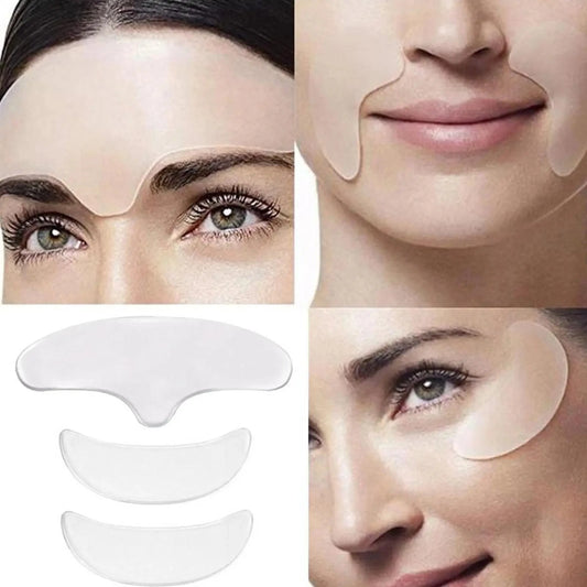 HOMEFISH Anti-Aging Forehead & Eye Care Kit - Wrinkle-Reducing Gel Patches, Forehead Line Remover & Firming Lift Masks