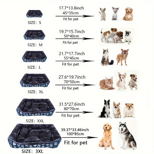 Pet Dog Bed Sofa Mats Winter Pet Products Coussin Chien Accessories Dogs Basket Supplies For Large Medium Small House Cat Bed Dureve