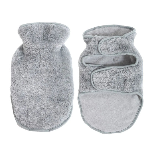 Pet Cat Clothes Fleece Reversible Jacket Sweater For Cats Dogs Soft Fleece Winter Warm Kitten Puppy Padded Vest Apparel Costume