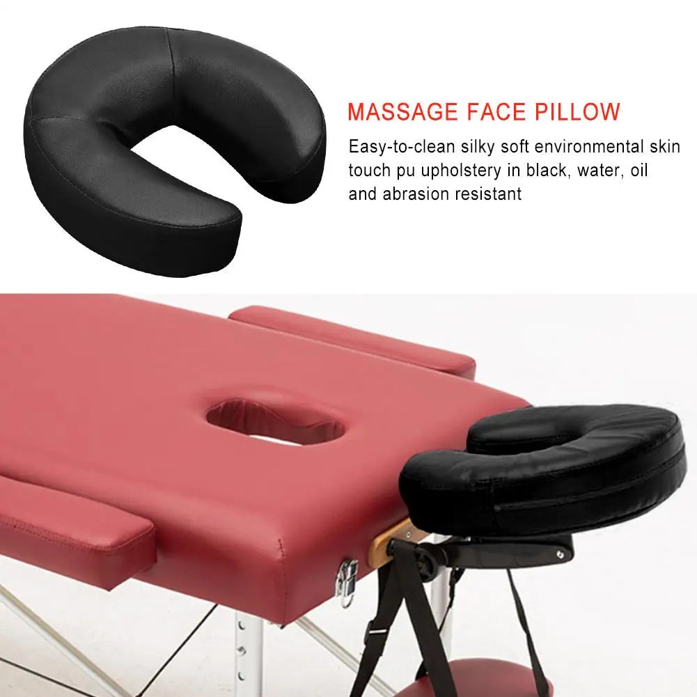 Face Pillow Memory Foam Neck Pillow U Shape Pillow Massage Universal Headrest Face Cushion Soft Cervical Orthopedic Pillow