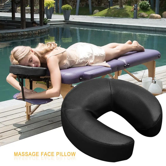 Face Pillow Memory Foam Neck Pillow U Shape Pillow Massage Universal Headrest Face Cushion Soft Cervical Orthopedic Pillow