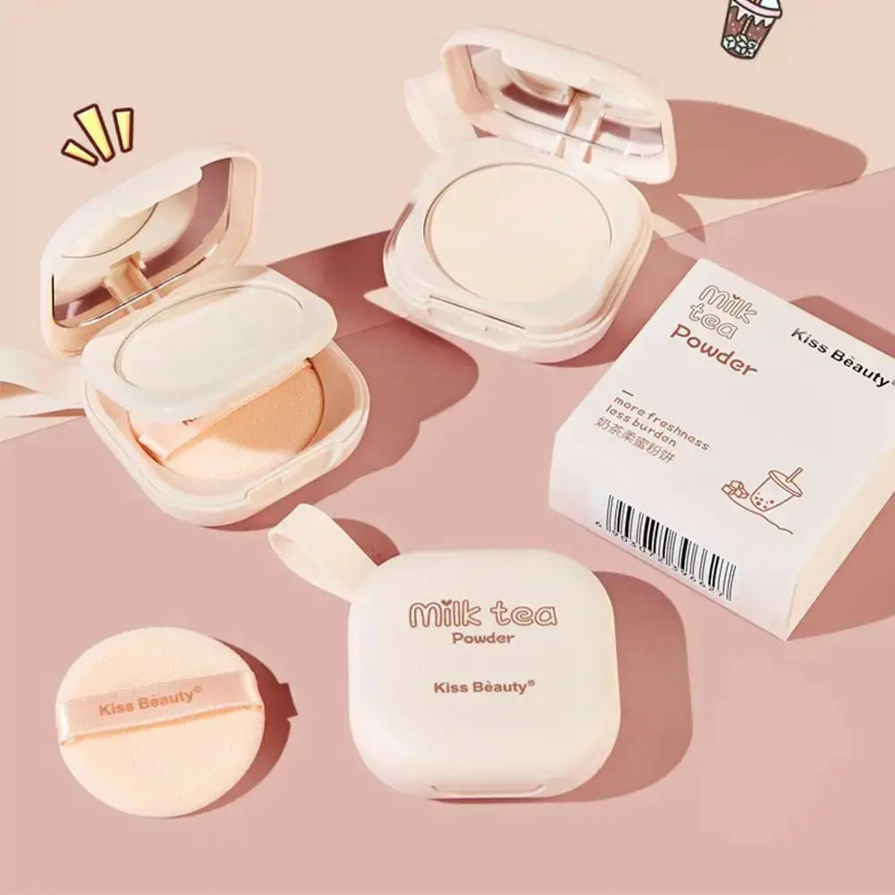 Korean Loose Powder Brightening Concealer Compact Foundation My Store 2