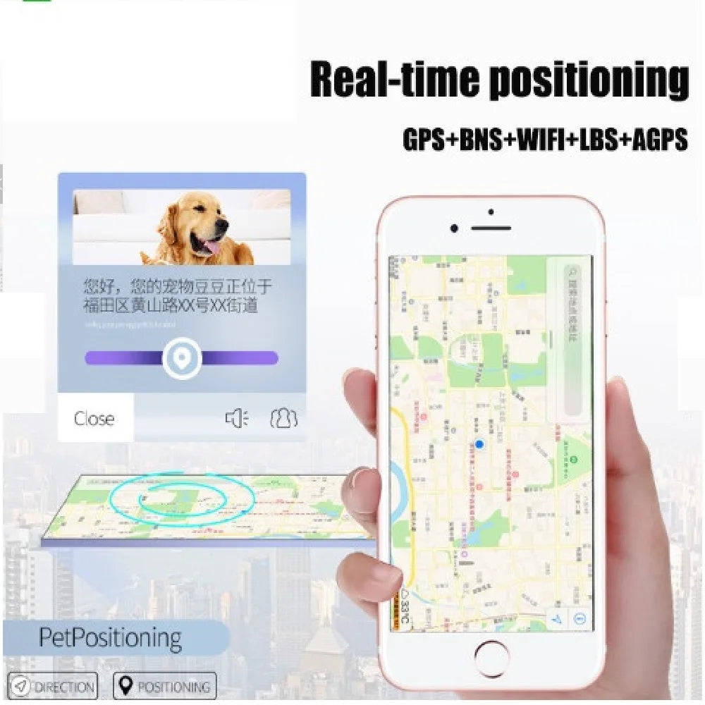 GPS Tracker Waterproof Dog Collar GPS Tracker Anti-lost Pet Finder Locator Cat GPS Tracker RYDXTR-9