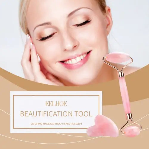 EELHOE Powder Roller Set Soothing Massage Facial Firming Skin Care Massager
