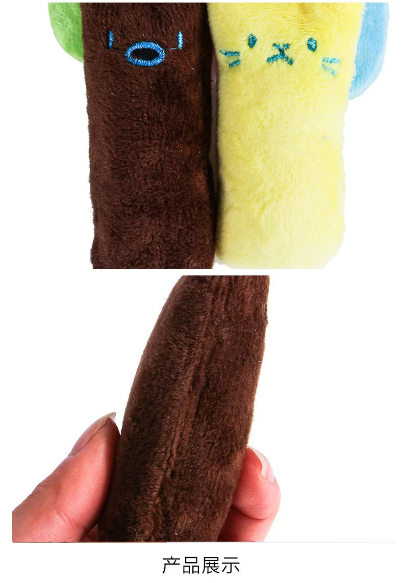 Teeth Grinding Catnip Toys Funny Interactive Plush Cat Toy Pet Kitten Chewing Vocal Toy Claws Thumb Bite Cat mint For Cats Dureve