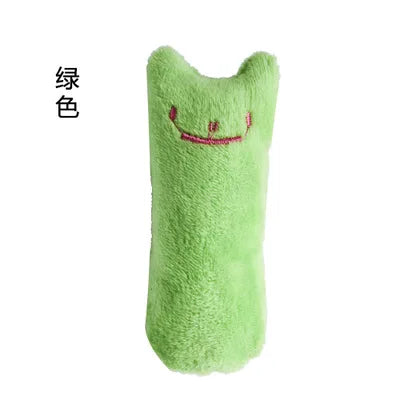 Teeth Grinding Catnip Toys Funny Interactive Plush Cat Toy Pet Kitten Chewing Vocal Toy Claws Thumb Bite Cat mint For Cats Dureve