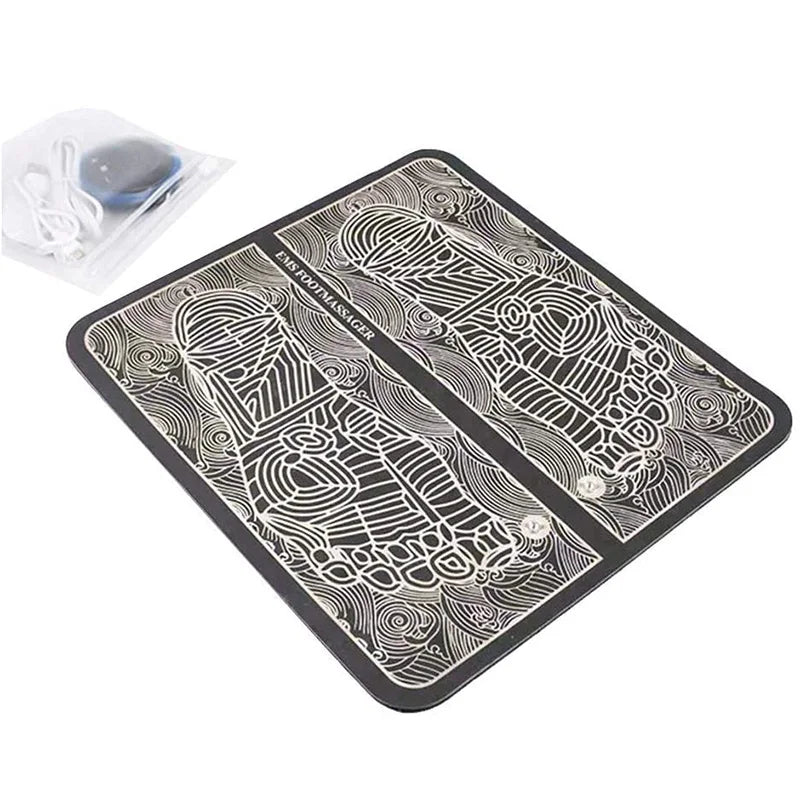 EMS Electric Massage Mat with Muscle Stimulator and TENS Therapy for Blood Circulation and Muscle Relaxation
