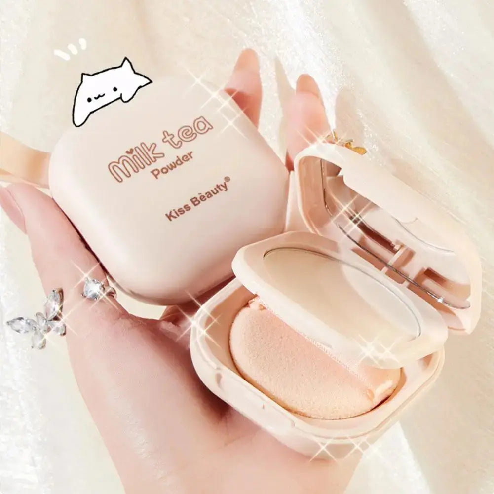 Korean Loose Powder Brightening Concealer Compact Foundation My Store 2