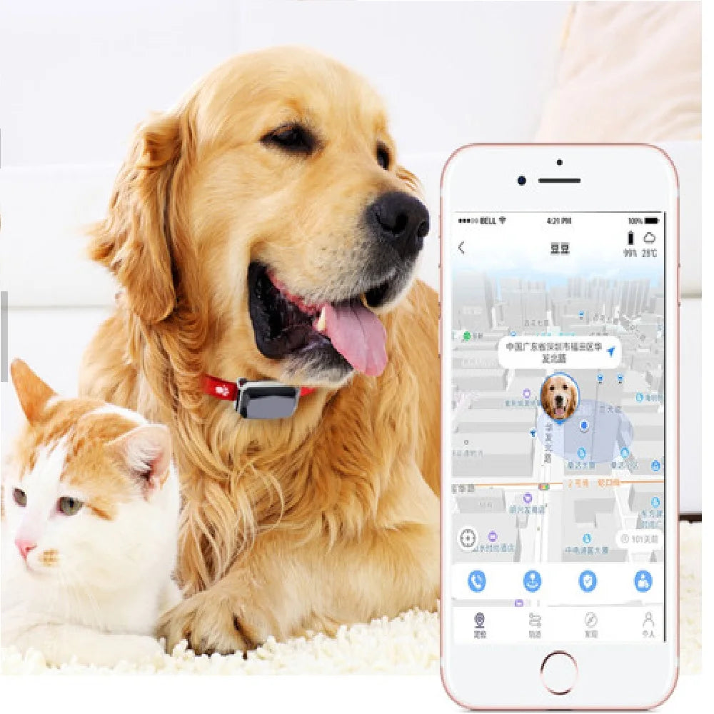 GPS Tracker Waterproof Dog Collar GPS Tracker Anti-lost Pet Finder Locator Cat GPS Tracker RYDXTR-9