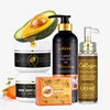 Oem Private Label Papaya Carrot Collagen Moisturizing Whitening Skin Care Facial Product Skin Care Set