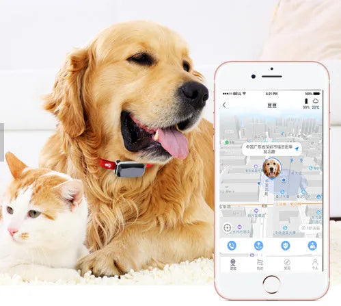 GPS Tracker Waterproof Dog Collar GPS Tracker Anti-lost Pet Finder Locator Cat GPS Tracker RYDXTR-9