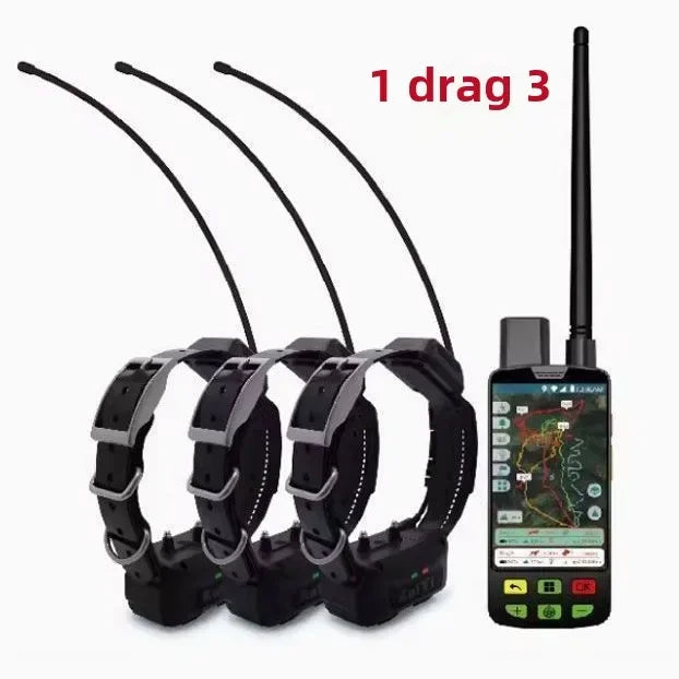 Eseek GPS Hunter Dog Tracker for Hunting Dogs Pet Training Supplies With Handheld And 2 Training Collars