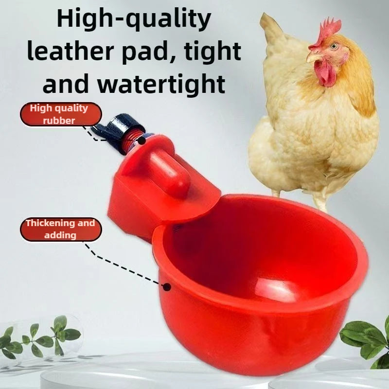 Poultry Breeding Chickens Automatic Water Dispenser Duck Feeding Sink Automatic Water Bowl Geese Farm Animal Watering Supplies