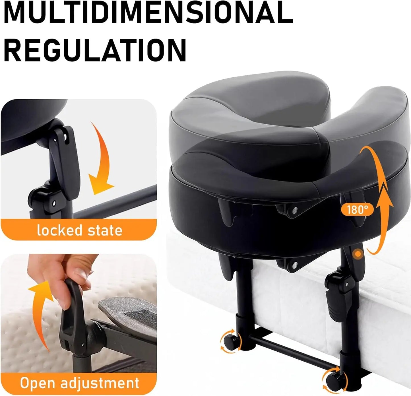 Massage Face Down Pillow Salon SPA Massage Bed Head Rest Kit for Mattress Equipment Adjustable Head Cradle Support for Mattress