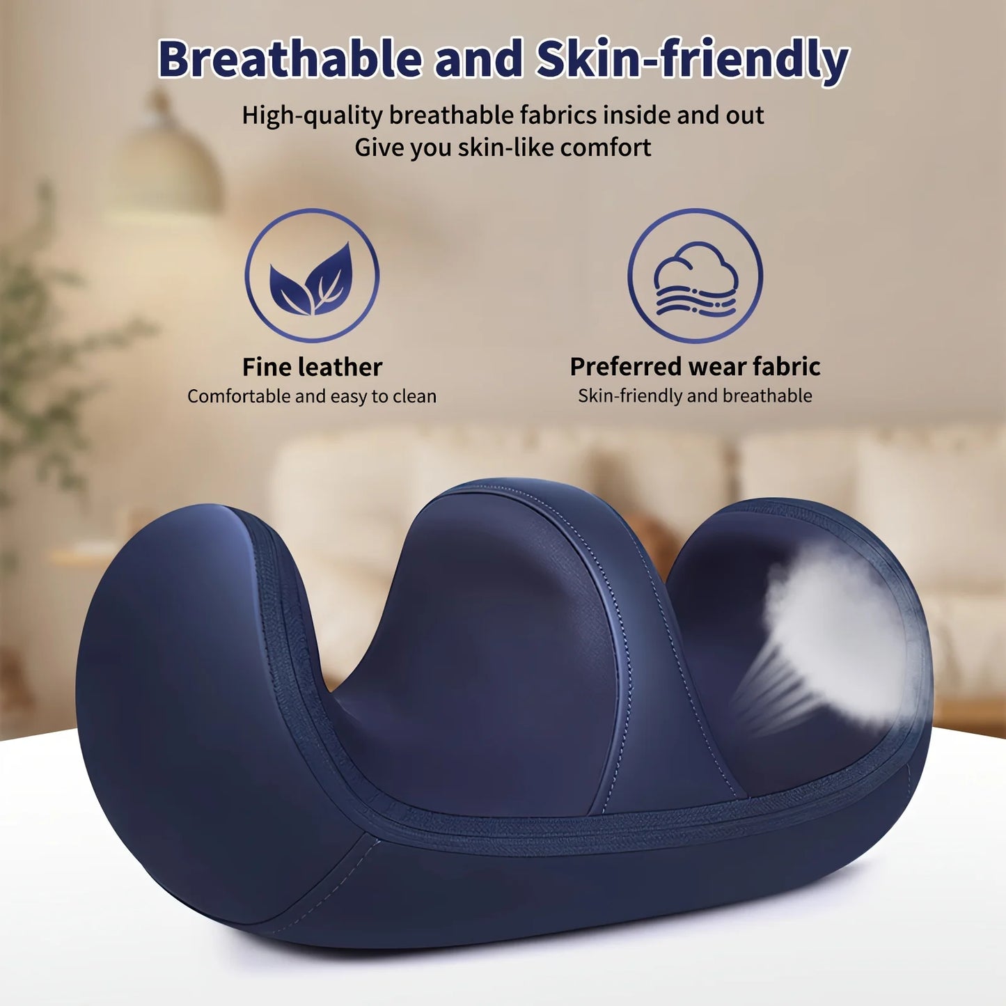 Smart Electric Leg Massager Heating Foot Therapy Hot Compression Shiatsu Kneading Roller Calf Muscle Relaxation Foot Spa Machine