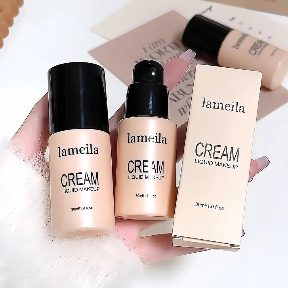 Matte Liquid Foundation Effective Concealer Moisturizing Long-lasting Waterproof Sweat-resistant Makeup Professional Cosmetics