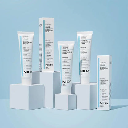NIDA Moisturizing Cream Multi-Action Rejuvenating Face Cream Repairs Damage Ultimate Cream For All Skin Types Korean Skin Care