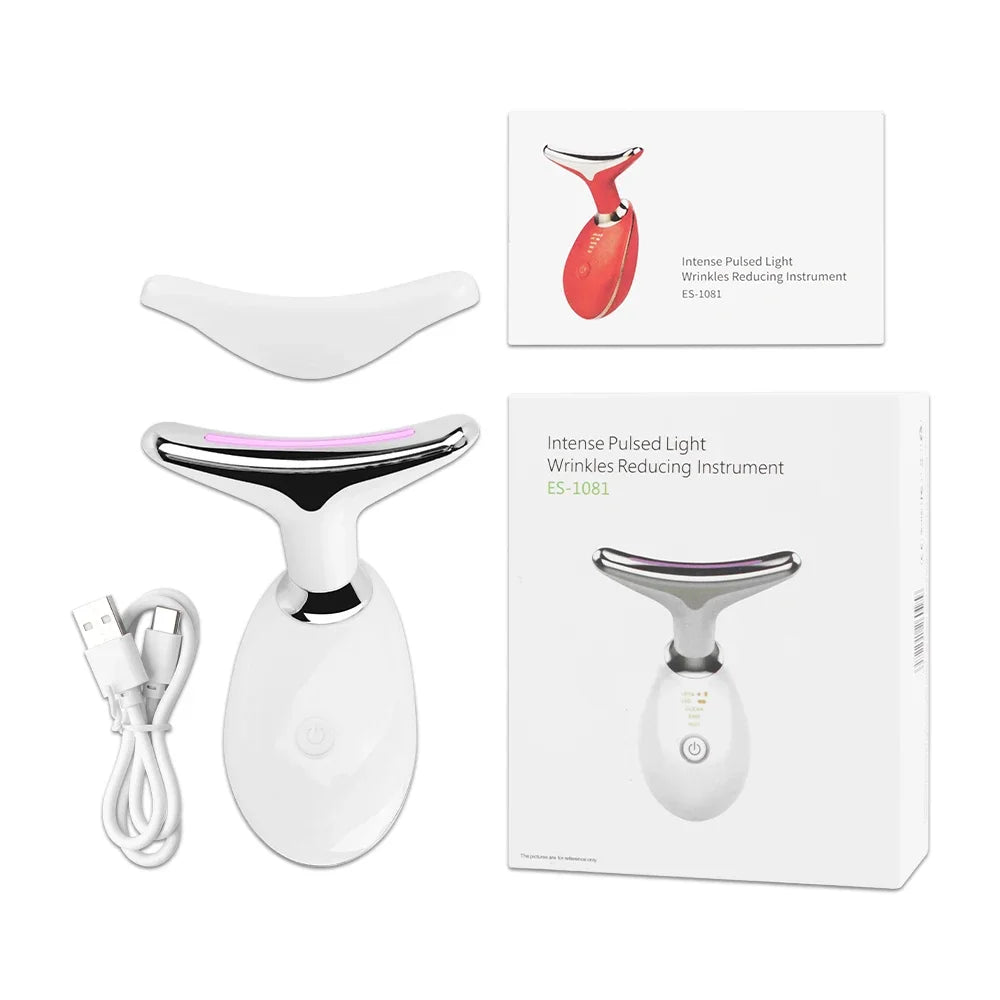 EMS Face & Neck Lift Beauty Massager with LED Therapy My Store 2