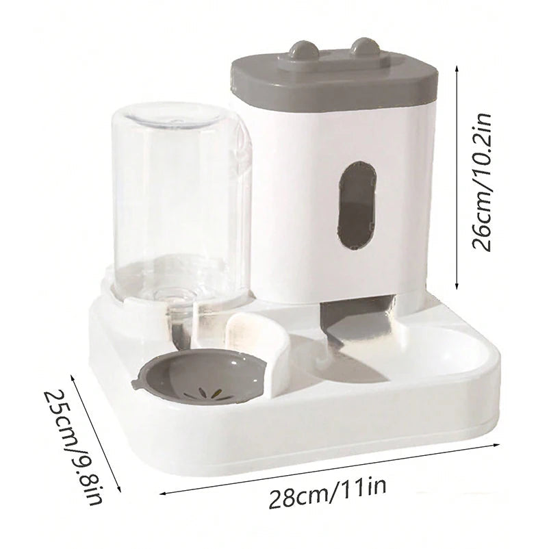 Rabbit Ear Raised Pet Food & Water Bowl Set My Store 2