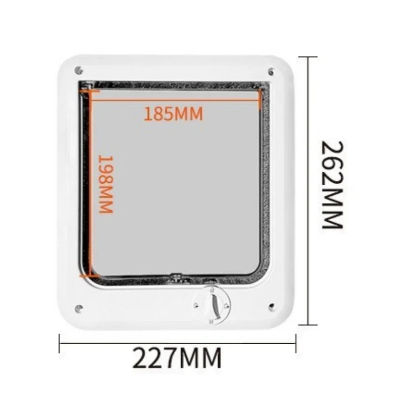 Flap Pet Door Dogs Flap Door 4 Ways Controllable Cats Door Dog Access Door Pet Entry Gate Door Convenient Pet Accessories Dureve