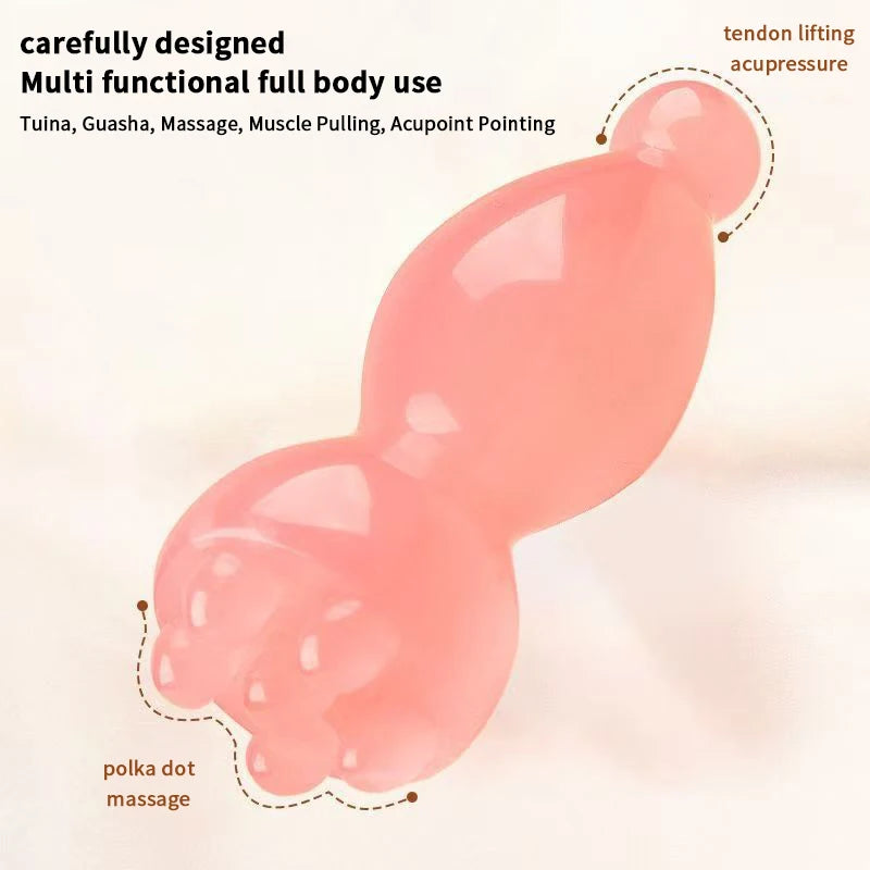 Smooth Face Massage Tools Resin Gua Sha Face Skin Care Massage Sticks Lotus Seedpod Shape Massager Facial Physiotherapy Tool