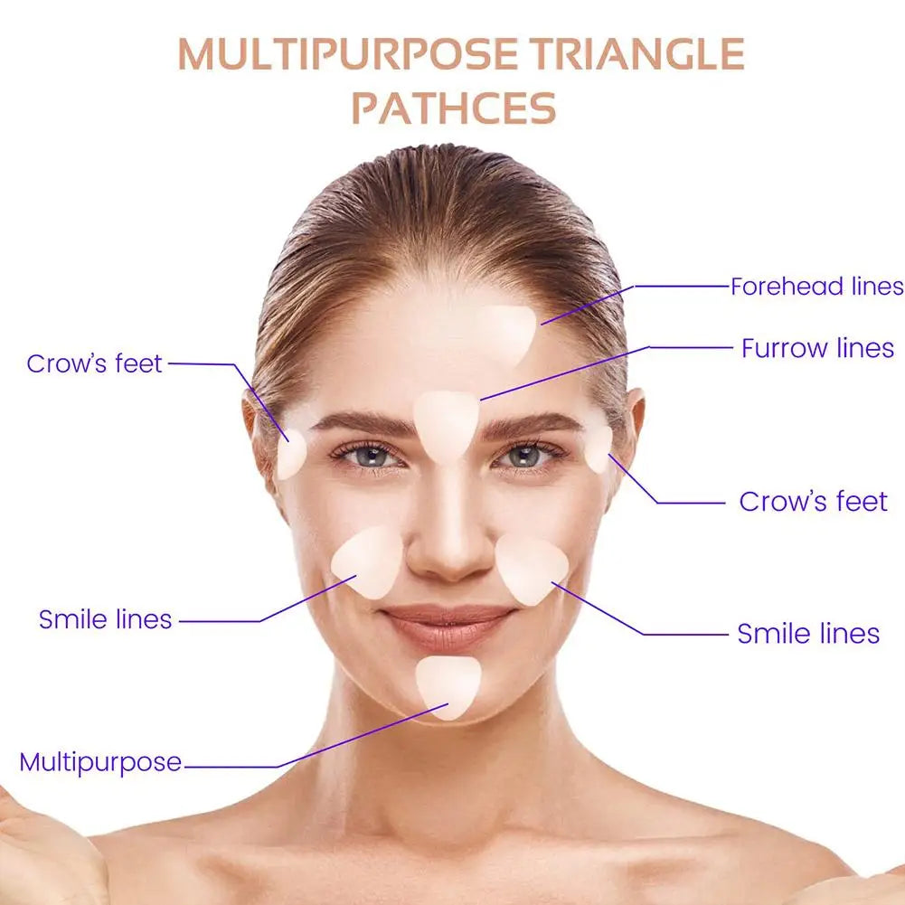 Silicone Facial Anti Wrinkle Patches Forehead  Face Smile Lines Anti-Ageing Wrinkle Prevention Face Patches Skin Care Tool