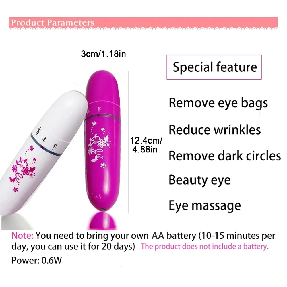 Facial Lifting Vibration Massager Relaxation Tightening Wrinkle Removal Slimming Face Massage Stick Facial Smoothing Beauty Care