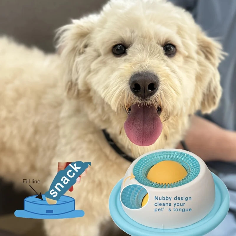 Pet Lick Mat Yogurt Licking Plate Slow Feeder for Dogs & Cats - Interactive Snack Bowl, Promotes Dental Health, Pet Licking Mat Dureve