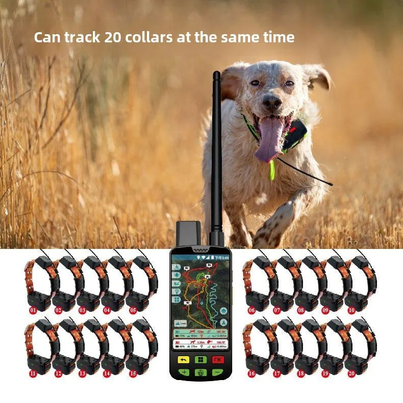 Eseek GPS Hunter Dog Tracker for Hunting Dogs Pet Training Supplies With Handheld And 2 Training Collars