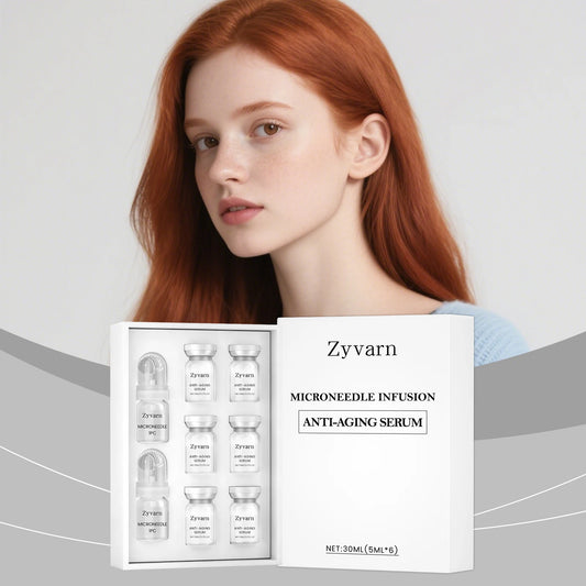 Facial Serum Roller Kit - Gentle Nourishing Formula for Delicate Skin, Improves Elasticity for Daily Skin Maintenance