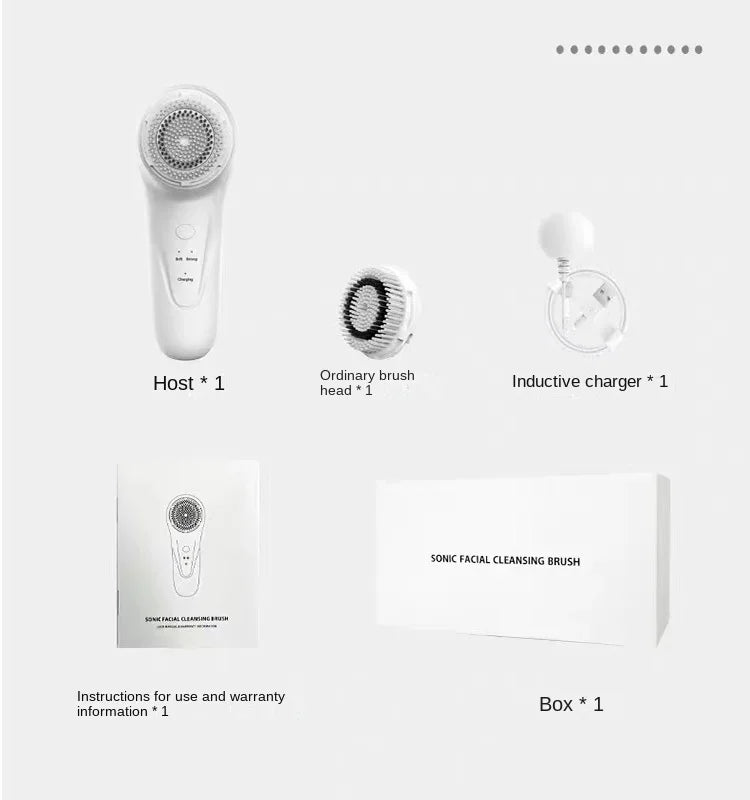 Cleansing Soft Hair Electric Face Brush Facial Men's and Women's Face Washing Beauty Household Pore Cleaning