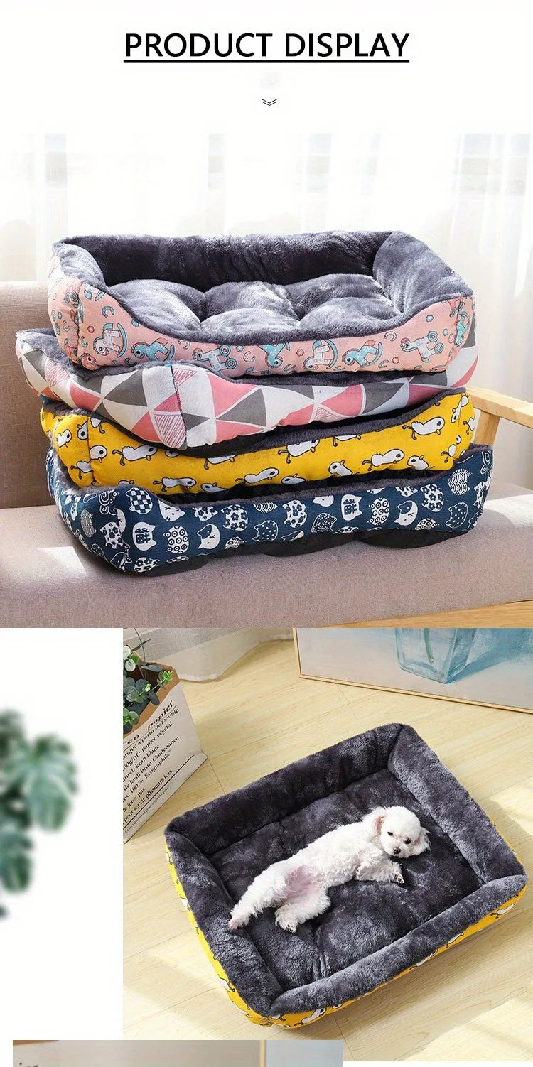 Pet Dog Bed Sofa Mats Winter Pet Products Coussin Chien Accessories Dogs Basket Supplies For Large Medium Small House Cat Bed Dureve