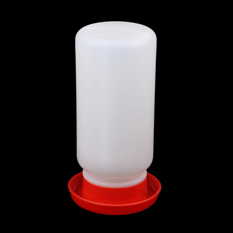 [F] Poultry Thickened Feeder And Drinker Water Food Dispenser Automatic Chicken Birds Chick Waterer Feeding Bucket Container