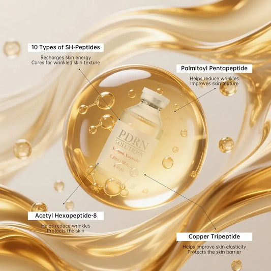 Facial Essence Salmon Ampoule Serum Firming Cream Anti-Wrinkle Fade Lines Repair Skin Barrier Deep Renew Strengthen Skin