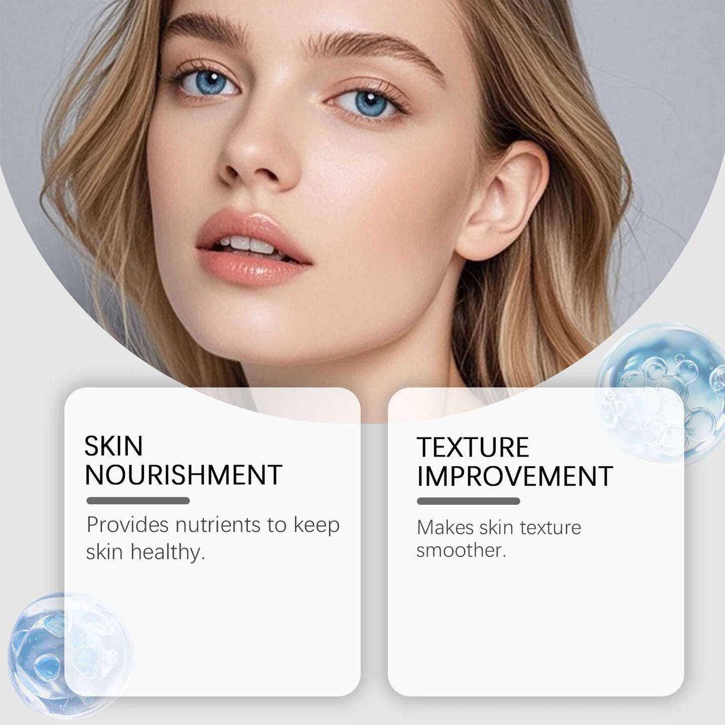 Facial Serum Roller Kit - Gentle Nourishing Formula for Delicate Skin, Improves Elasticity for Daily Skin Maintenance
