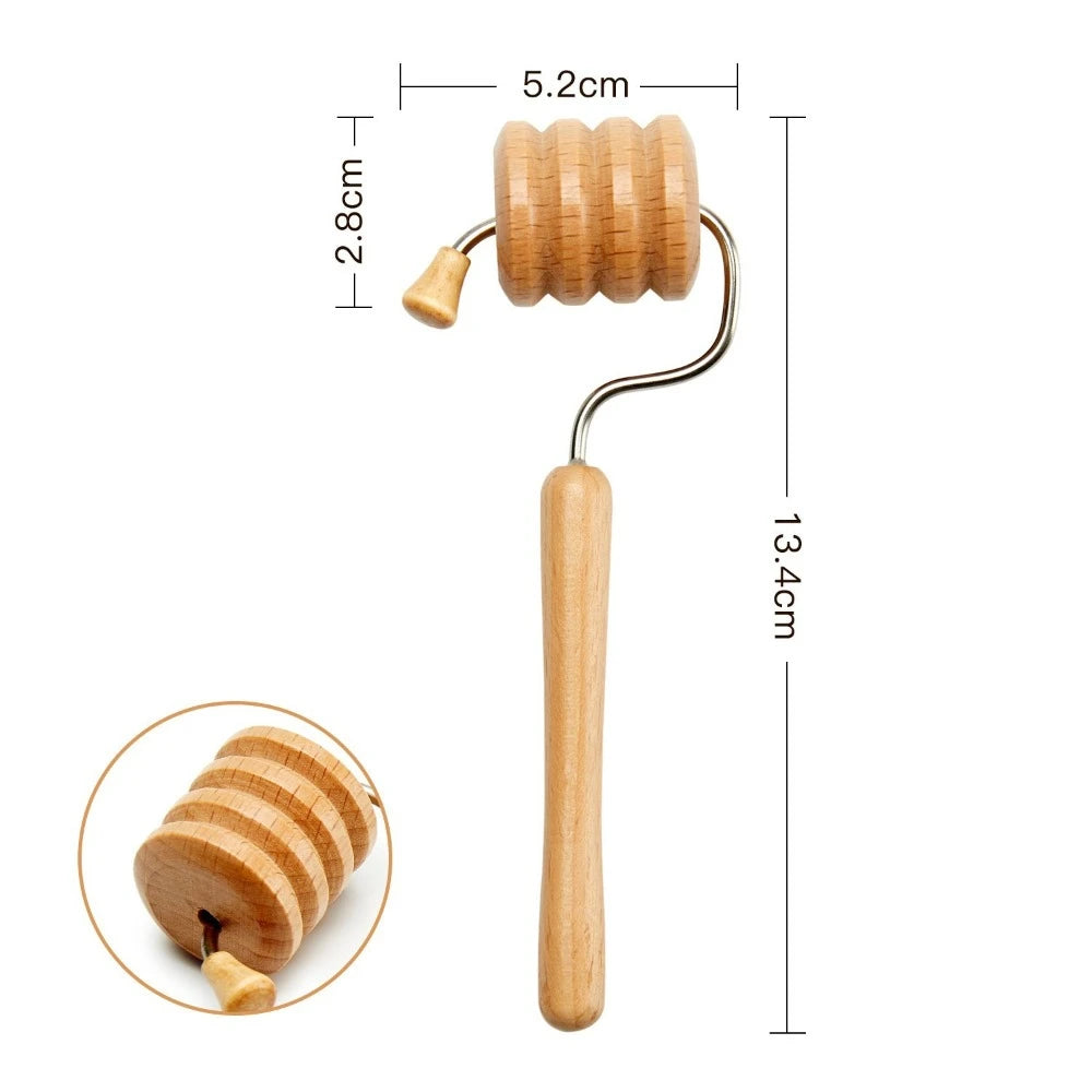 6/7/8Pcs/Set Wooden Facial Massage Tools Scraping Board Roller Face Massager Kit Durable Anti-Aging Facial Care Kit Skin Care