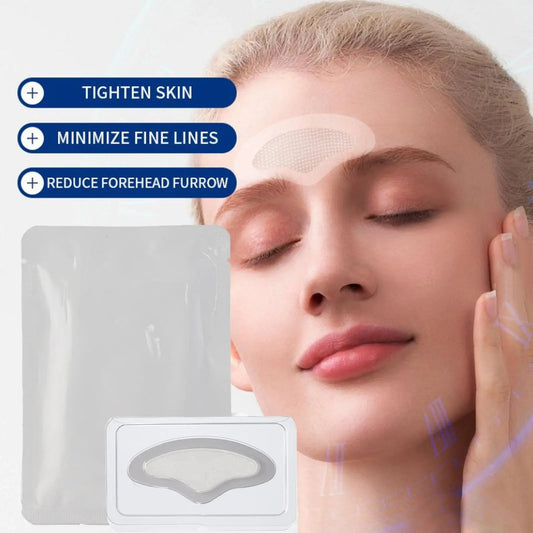Hyaluronic Acid Microneedle Mask Anti Wrinkle Forehead Patches Anti-Aging Forehead Firming Mask Frown Lines Treatment Stickers