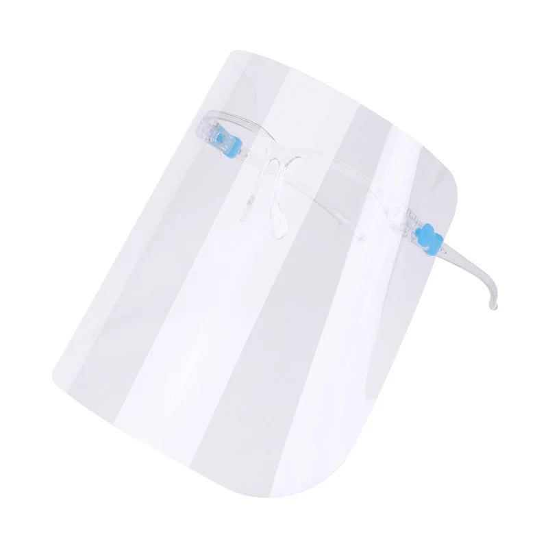 5 anti foam, anti dust, full face protective face shields, anti oil splash face shields