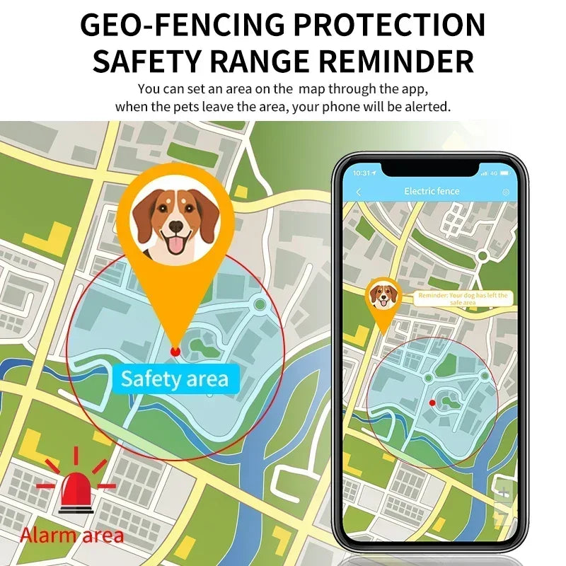 4G GPS Tracker for Hunting Dog Animal Shake Alarm Geofence Free APP Realtime Tracking GPS Locator 3000mAh Battery Voice Monitor