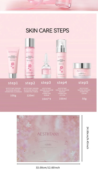 Moisturizing10pieces skin care set, hydrating, moisturizing,brightening and tender skin,whitening and moisturizing essence