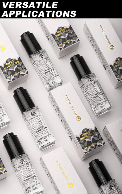 Makeup Mixing Liquid - Revives Dry Gel Liners & Transform Powder to Cream for Eyeshadow & Blush, Multi-Use Primer & Sealer